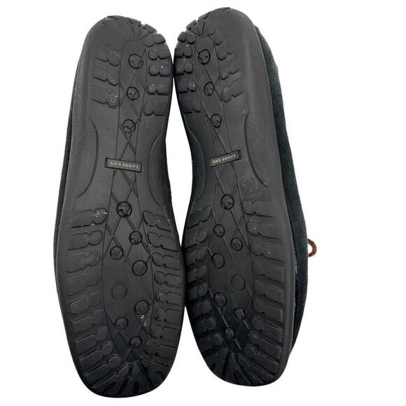 Lands end ￼ suede loafers navy blue size 10 - Picture 6 of 8